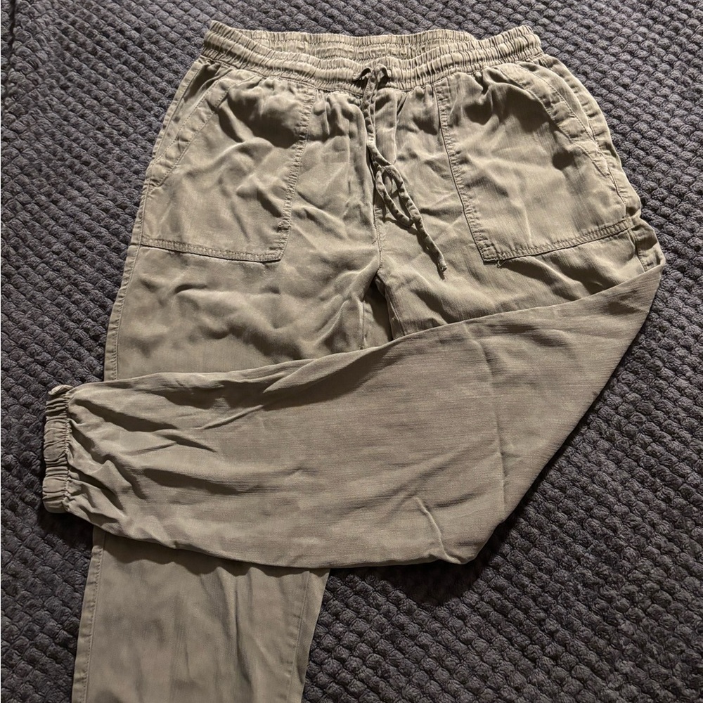 Casual Olive Jogger Pants